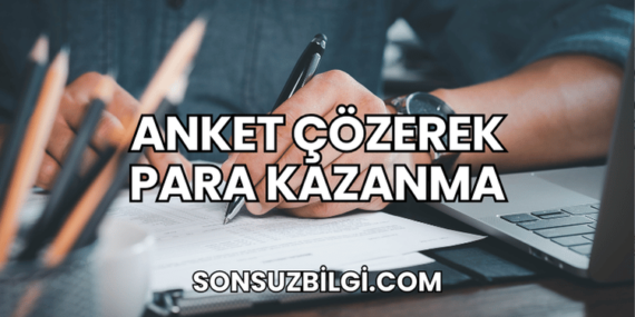 Anket Çözerek Para Kazanma