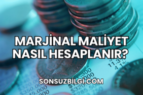 Marjinal Maliyet Nasıl Hesaplanır?