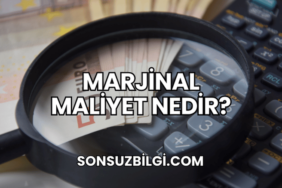 Marjinal Maliyet Nedir?