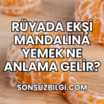 Rüyada Ekşi Mandalina Yemek Ne Anlama Gelir?