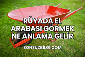 Rüyada El Arabası Görmek Ne Anlama Gelir