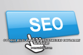 Google Bilgi Panelinin İşletmelere Faydaları Nelerdir