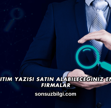 Tanıtım Yazısı Satın Alabileceğiniz En İyi Firmalar